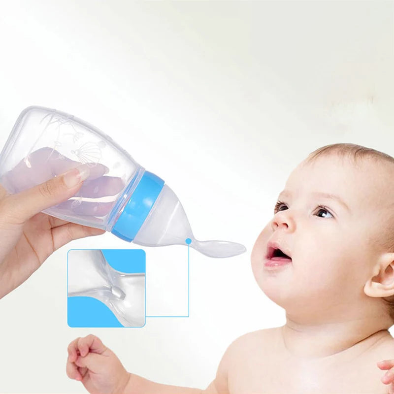 Silicone Food Feeding Bottle