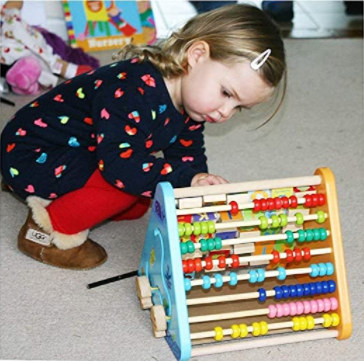 5 in 1 Wooden Triangle Activity Center