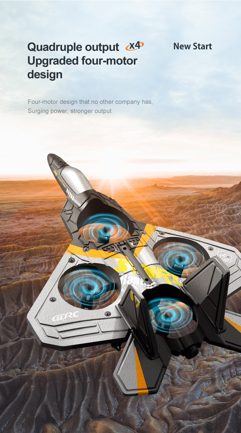 Gravity Sensor Jet Fighter Airplane