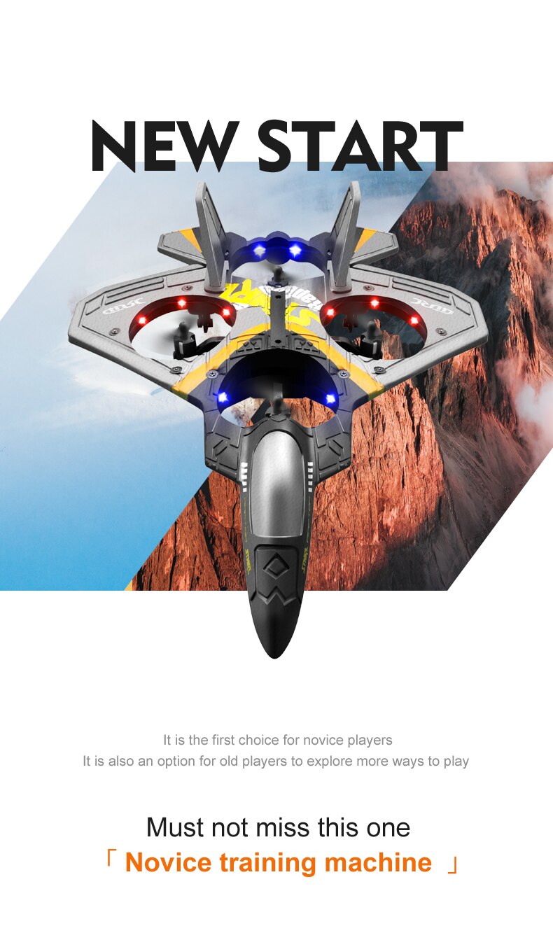 Gravity Sensor Jet Fighter Airplane