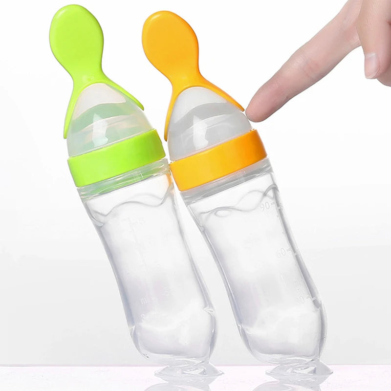 Silicone Food Feeding Bottle