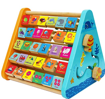 5 in 1 Wooden Triangle Activity Center