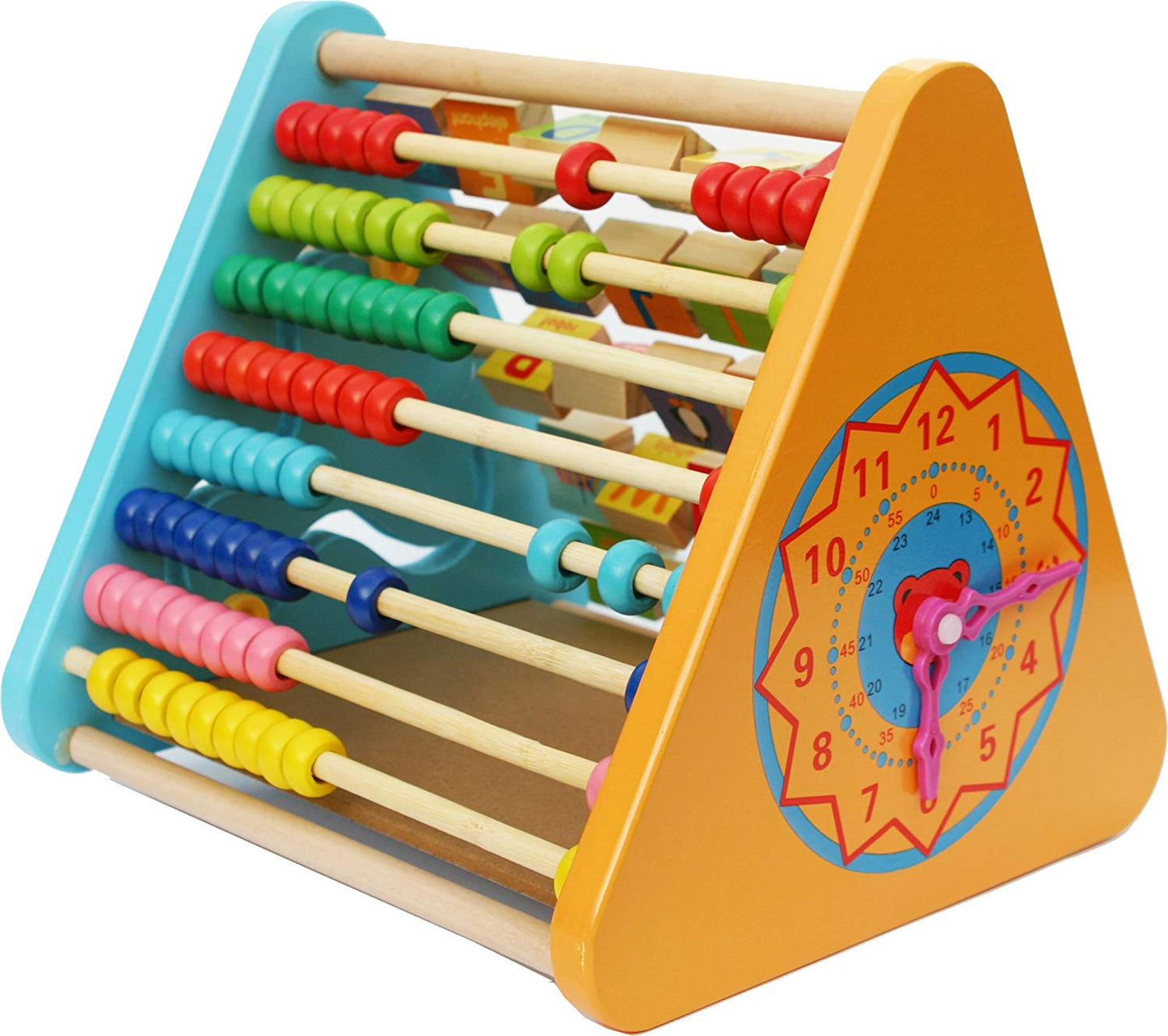 5 in 1 Wooden Triangle Activity Center