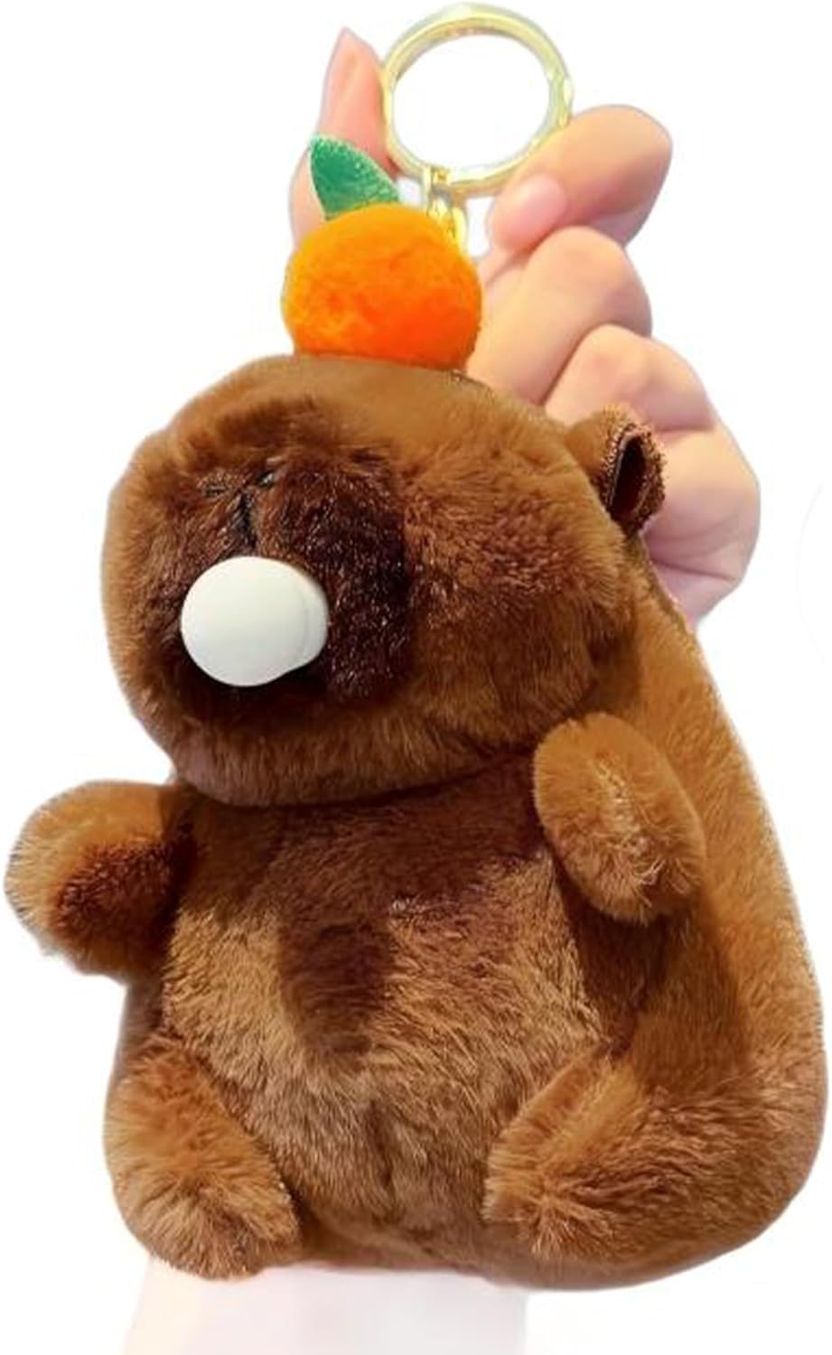 Soft Capybara Keychain Plush Toy
