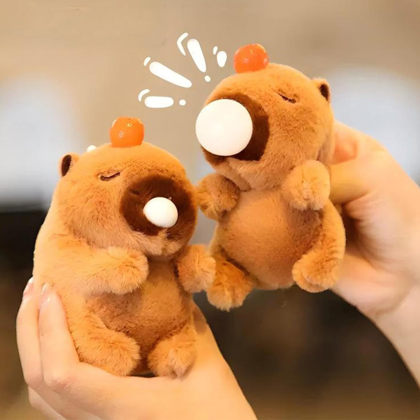 Soft Capybara Keychain Plush Toy