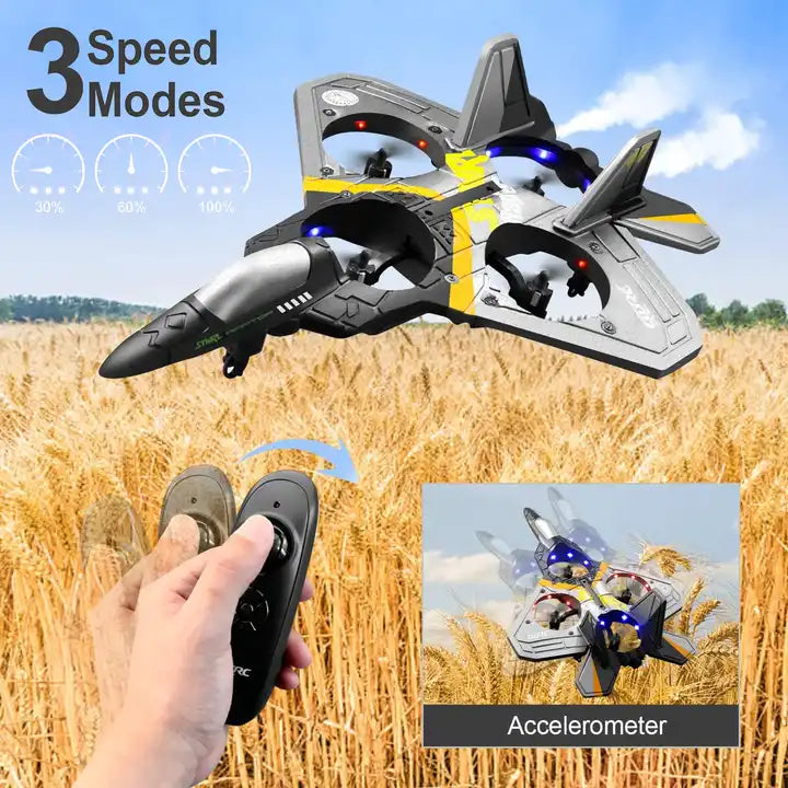 Gravity Sensor Jet Fighter Airplane