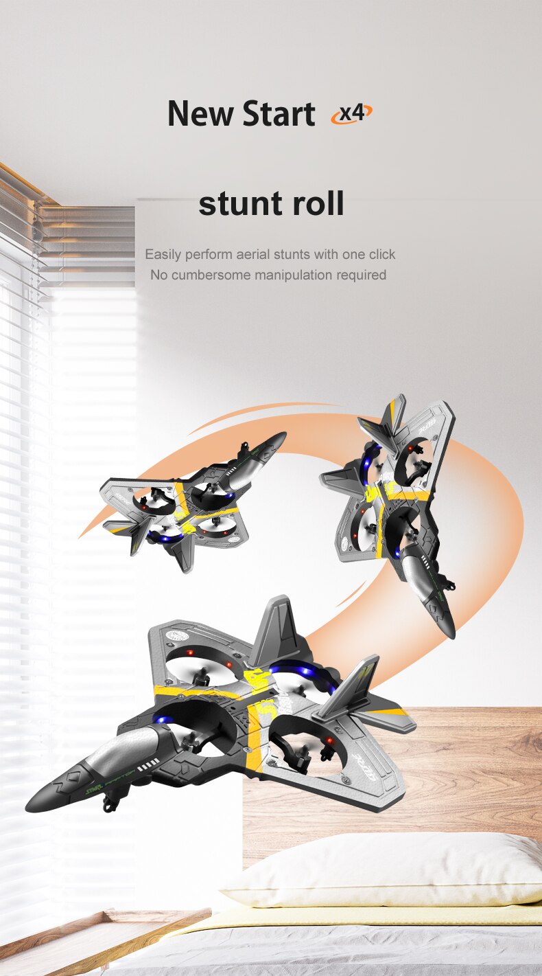 Gravity Sensor Jet Fighter Airplane