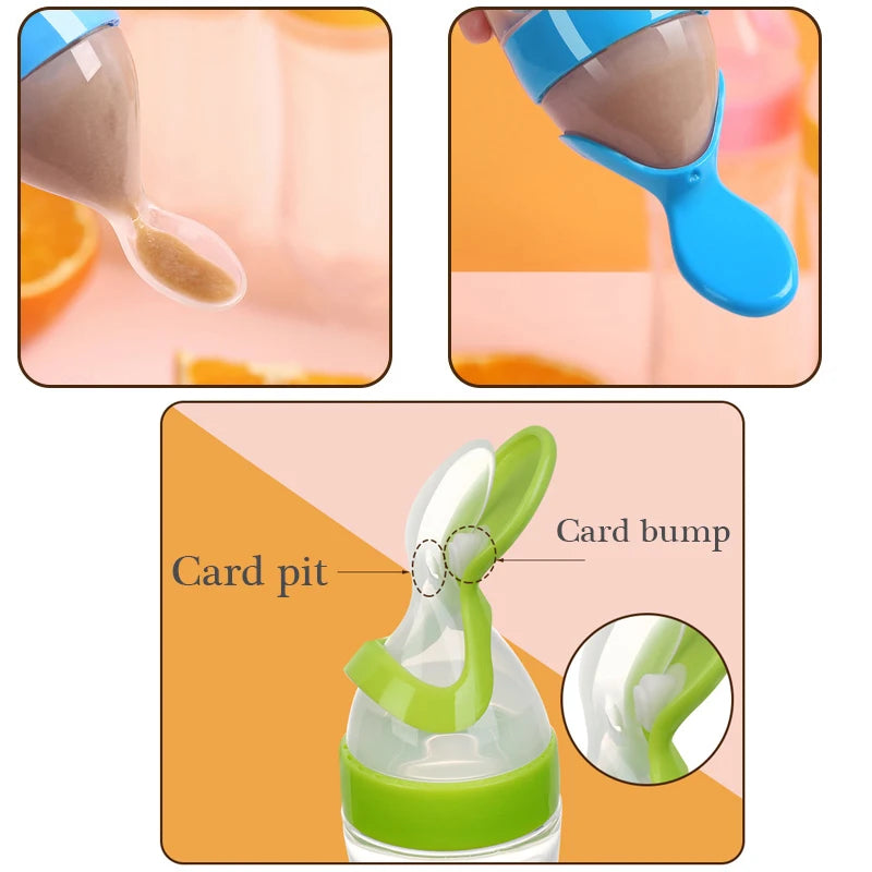 Silicone Food Feeding Bottle