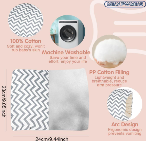 Baby Nursing & Breastfeeding Cotton Arm Pillow
