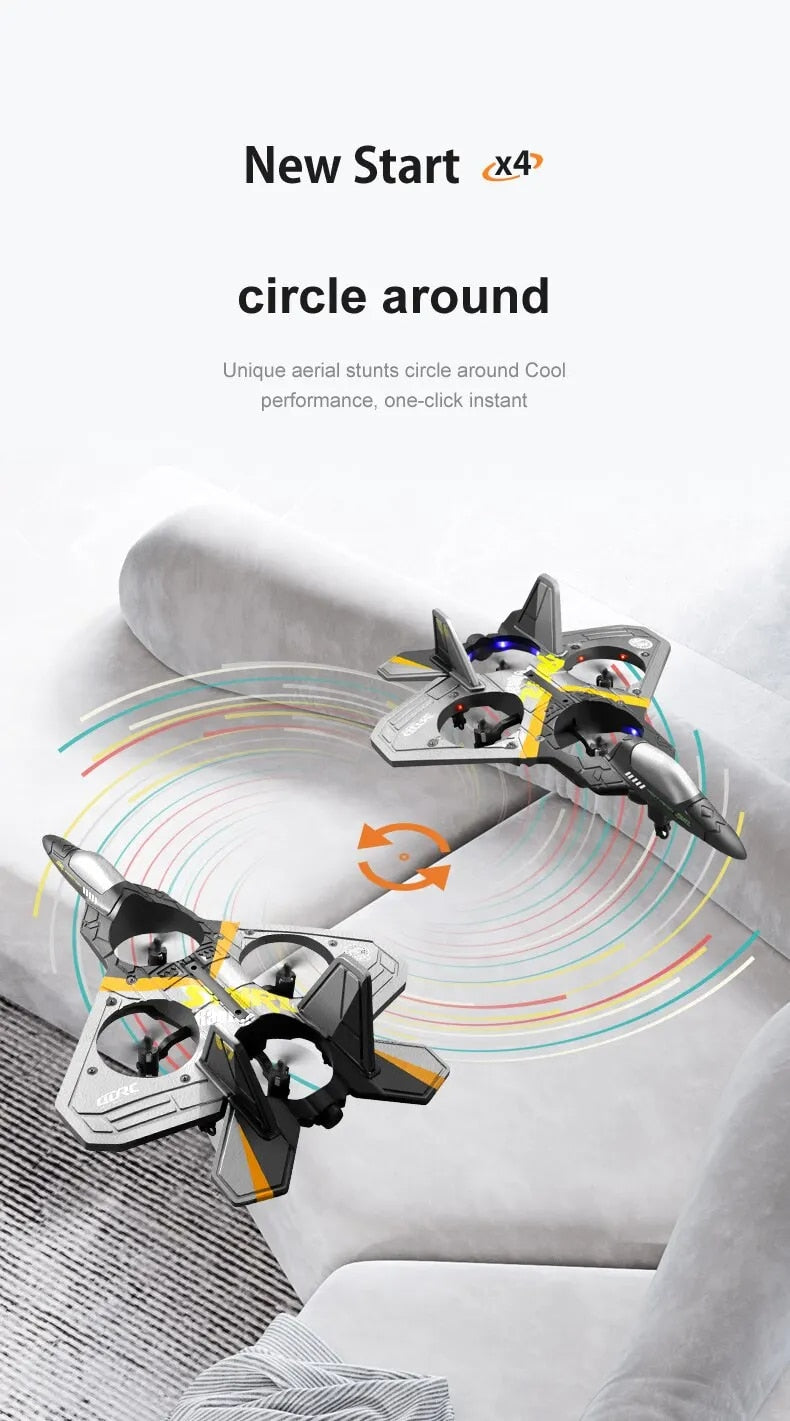Gravity Sensor Jet Fighter Airplane