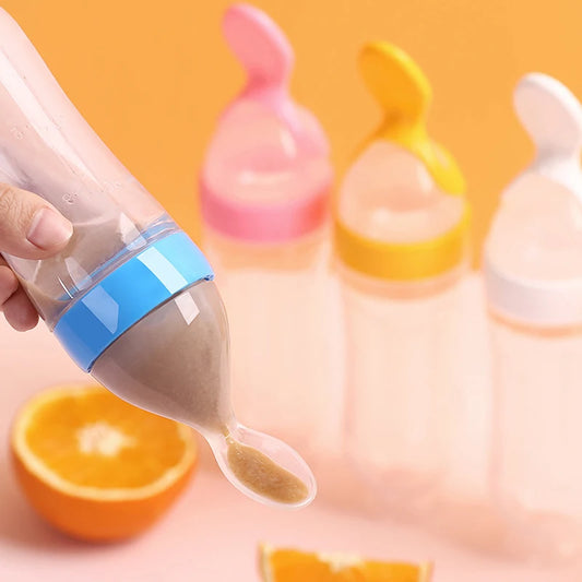 Silicone Food Feeding Bottle
