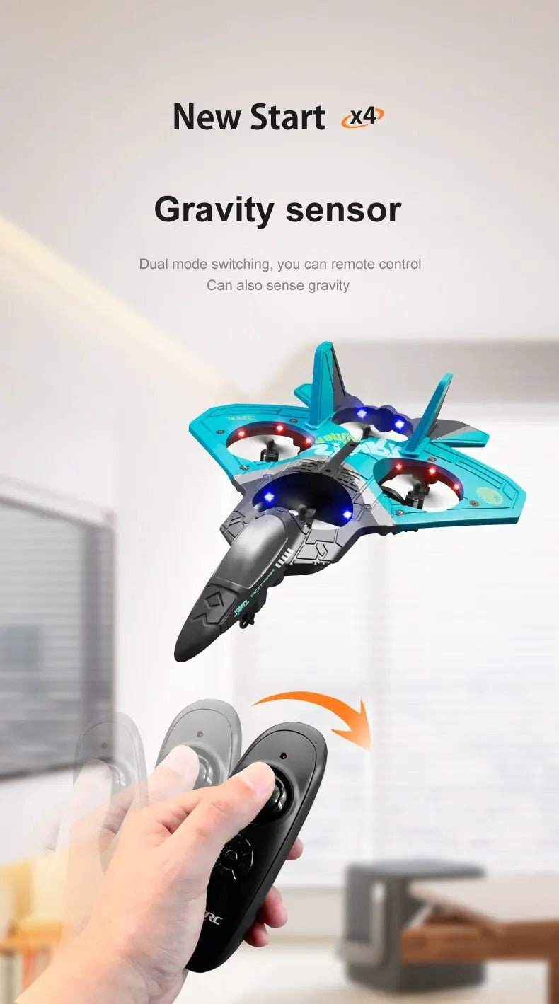 Gravity Sensor Jet Fighter Airplane