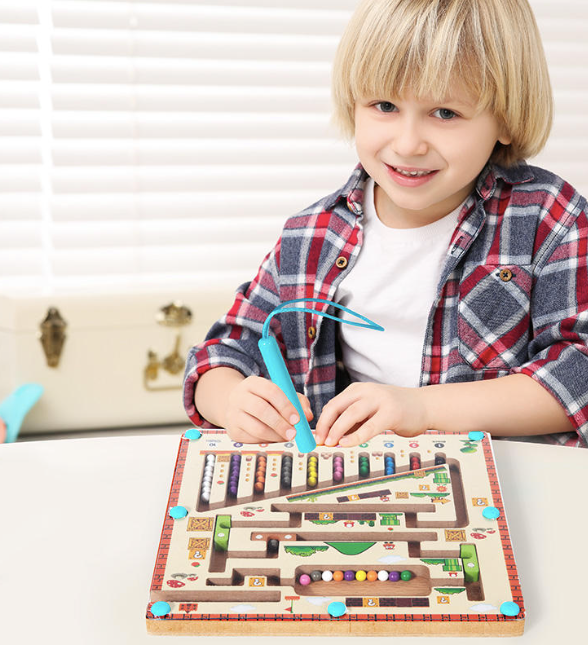 Obstacle Magnetic Puzzle Board For Kids