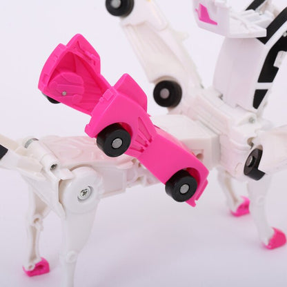 New 2 In 1 Instant Deformation Unicorn Cars