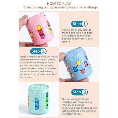 360° Rotating Magic Bean Cube