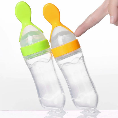 Silicone Food Feeding Bottle