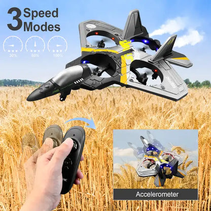Gravity Sensor Jet Fighter Airplane