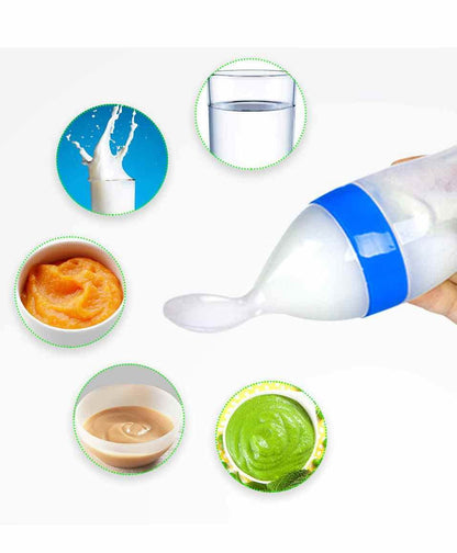 Silicone Food Feeding Bottle