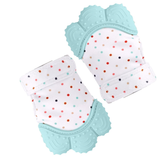 Silicone Baby Teething Mitten Gloves