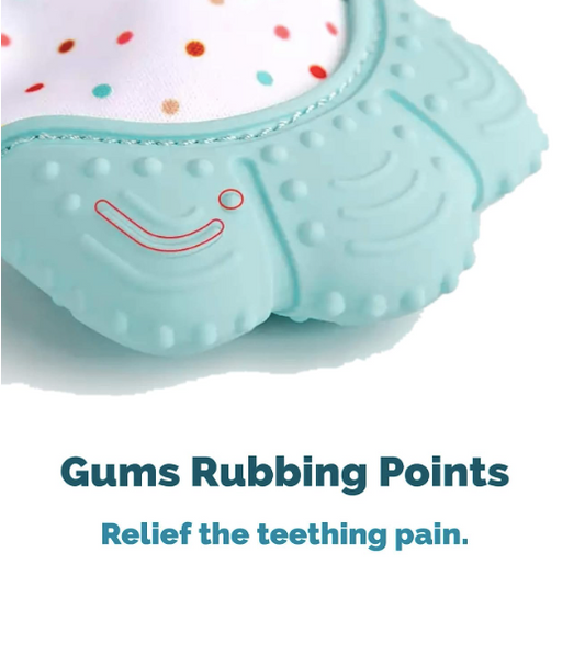 Silicone Baby Teething Mitten Gloves