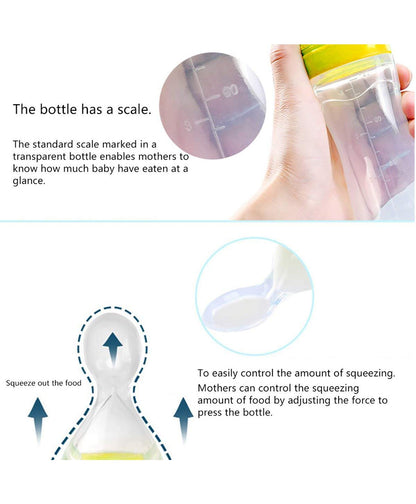 Silicone Food Feeding Bottle